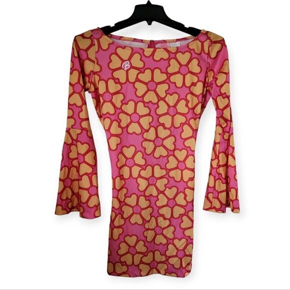 NWT Mattel 60's Women's Retro Barbie Go-Go Dress Costume Officially Licensed - Picture 4 of 9